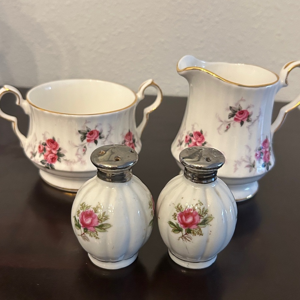 Vintage Princess House by Hammersley Windsor Rose fine bone china tea/coffee set - Picture 13 of 15